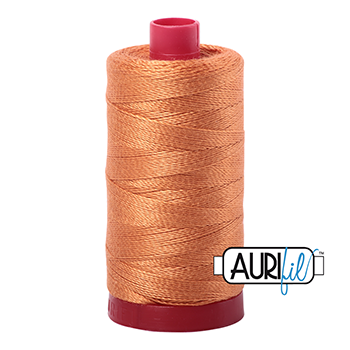 Aurifil Thread 12/2 325m Medium Orange 5009
