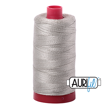 Aurifil Thread 12/2 325m Light Grey 5021