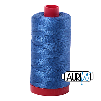 Aurifil Thread 12/2 325m Peacock Blue 6738