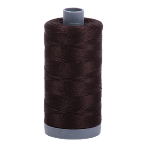 Aurifil Thread 28/2 750m Very Dark Bark 1130