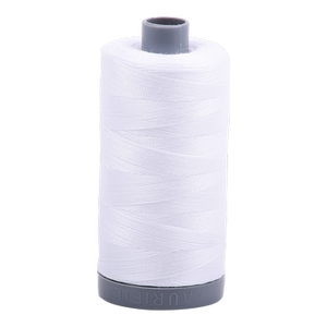 Aurifil Thread 28/2 750m White 2024