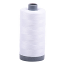 Aurifil Thread 28/2 750m White 2024