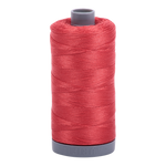 Aurifil embroidery thread spool in Dk Red Orange (2255) - 28wt 750m
