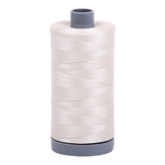 Aurifil Thread 28/2 750m Silver White 2309