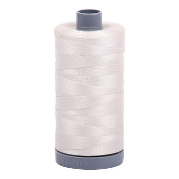 Aurifil Thread 28/2 750m Silver White 2309
