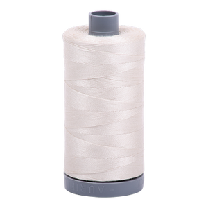 Aurifil Thread 28/2 750m Silver White 2309