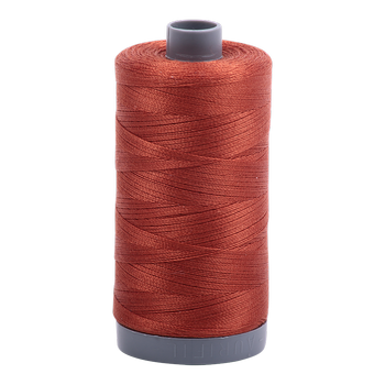 Aurifil embroidery thread spool in Copper (2350) - 28wt 750m