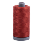 Aurifil embroidery thread spool in Terracotta (2385) - 28wt 750m