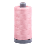 Aurifil embroidery thread spool in Lt Peony (2437) - 28wt 750m