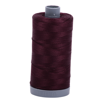Aurifil embroidery thread spool in V Dk Brown (2465) - 28wt 750m