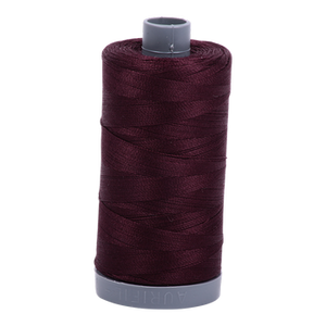 Aurifil embroidery thread spool in V Dk Brown (2465) - 28wt 750m