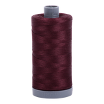 Aurifil embroidery thread spool in Dk Wine (2468) - 28wt 750m