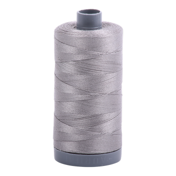 Aurifil embroidery thread spool in Stainless Steel (2620) - 28wt 750m