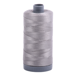 Aurifil embroidery thread spool in Stainless Steel (2620) - 28wt 750m