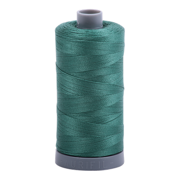 Aurifil embroidery thread spool in Turf Green (4129) - 28wt 750m
