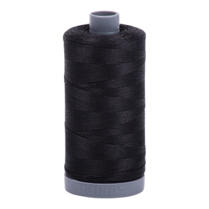 Aurifil Thread 28/2 750m Very Dark Grey 4241