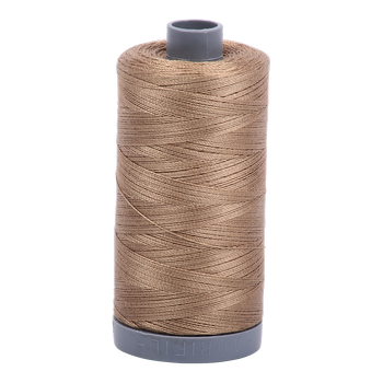 Aurifil embroidery thread spool in Toast (6010) - 28wt 750m