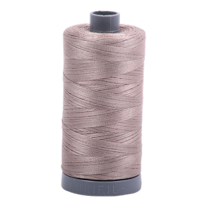 Aurifil embroidery thread spool in Steampunk (6730) - 28wt 750m