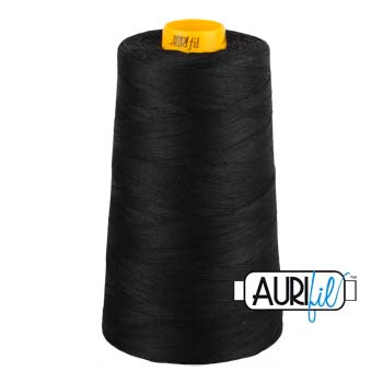 Aurifil Thread Forty/3 3000m Black 2692