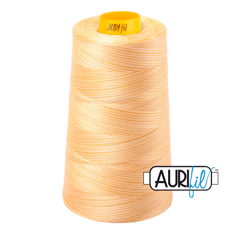 Aurifil Thread Forty3 3000m Variegated Golden Glow 3920