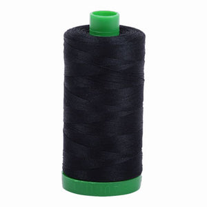 Aurifil Thread 40/2 1000m Black 2692