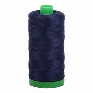 Aurifil Thread 40/2 1000m Very Dark Navy 2785