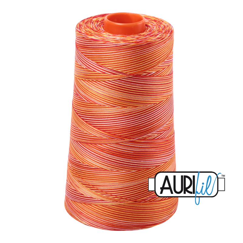 Aurifil Thread 50/2 5900m Variegated Tramonto a Zoagli 4657