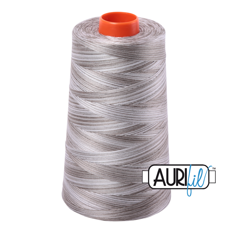 Aurifil Thread 50/2 5900m Variegated Silver Fox 4670
