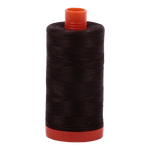 Aurifil Thread 50/2 1300m Very Dark Bark 1130