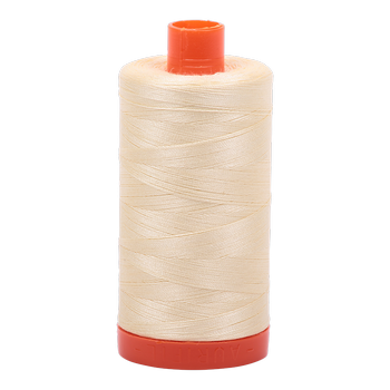 Aurifil Thread 50/2 1300m Lt Lemon 2110