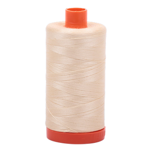 Aurifil Thread 50/2 1300m Butter 2123