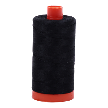Aurifil Thread 50/2 1300m Black 2692