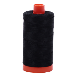 Aurifil Thread 50/2 1300m Black 2692