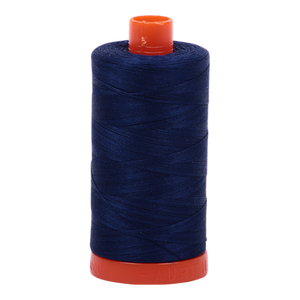 Aurifil Thread 50/2 1300m Dark Navy  2784