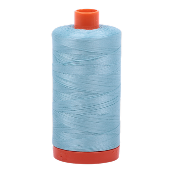 Aurifil Thread 50/2 1300m Light Grey Turquoise 2805