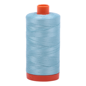 Aurifil Thread 50/2 1300m Light Grey Turquoise 2805