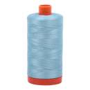 Aurifil Thread 50/2 1300m Light Grey Turquoise 2805