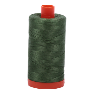 Aurifil Thread 50/2 1300m Vary Dark Grass Green 2890