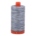 Aurifil Thread 50/2 1300m Varigated Lemon Blueberry 4649