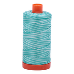 Aurifil Thread 50/2 1300m Varigated Turquoise Foam 4654
