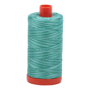 Aurifil Thread 50/2 1300m Varigated Creme de Menthe 4662