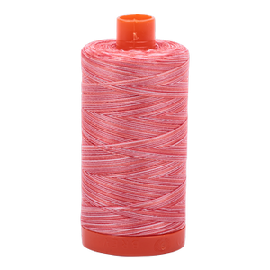 Aurifil Thread 50/2 1300m Varigated Strawberry Parfait 4668