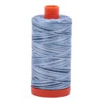 Aurifil Thread 50/2 1300m Varigated Stonewash Blues 4669