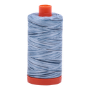 Aurifil Thread 50/2 1300m Varigated Stonewash Blues 4669
