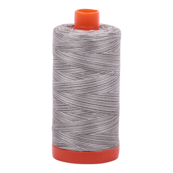 Aurifil Thread 50/2 1300m Varigated Silver Fox 4670