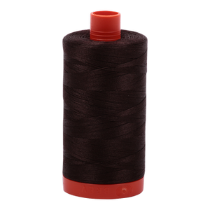 Aurifil Thread 50/2 1300m Dark Brown 5024