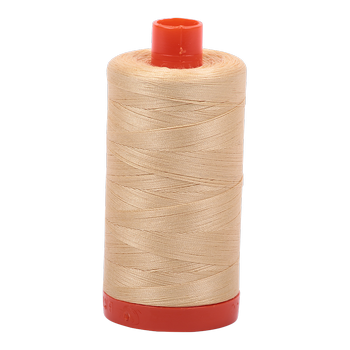 Aurifil Thread 50/2 1300m Light Caramel 6001