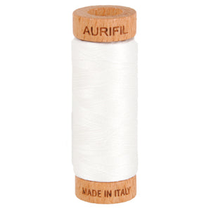 Aurifil Thread 80/2 274m Natural White 2021