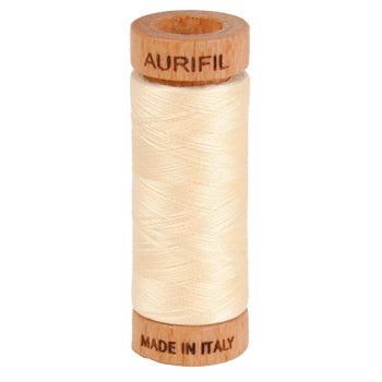 Aurifil Thread 80/2 274m Butter 2123