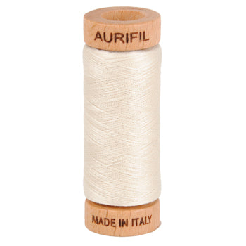 Aurifil Thread 80/2 274m Silver White 2309